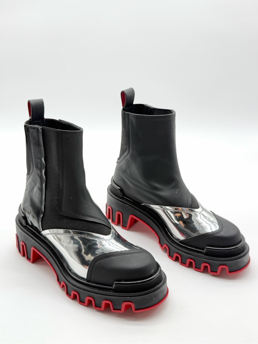 Christian Louboutin x Marvel Vibrano Ankle Platform Lugged Sole Boots EU 37.5